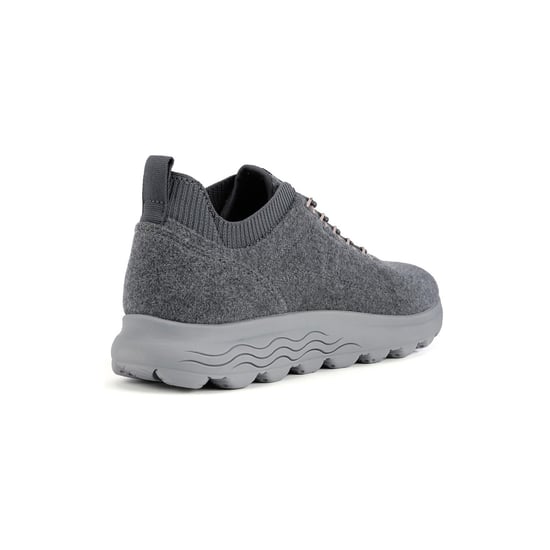 Geox D Spherica A Wollen Blend Dames Antraciet Sneakers - Image 2