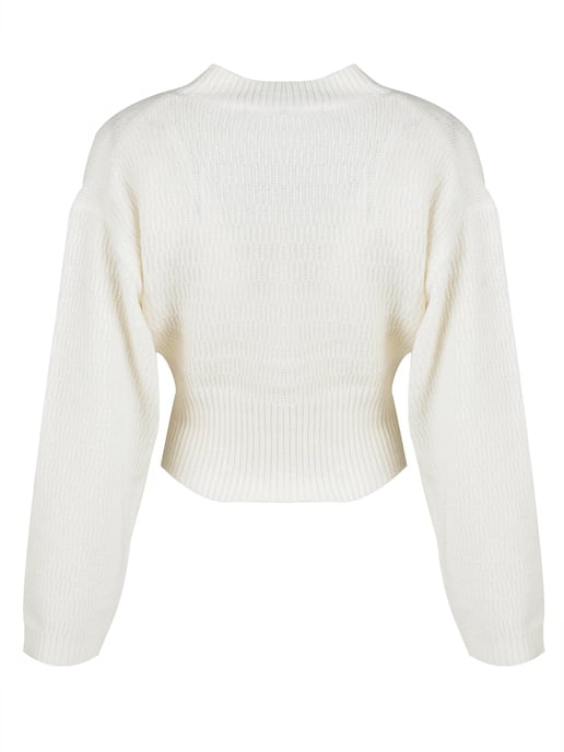 Silvian Heach Pullover Woman's Off-White - Image 6