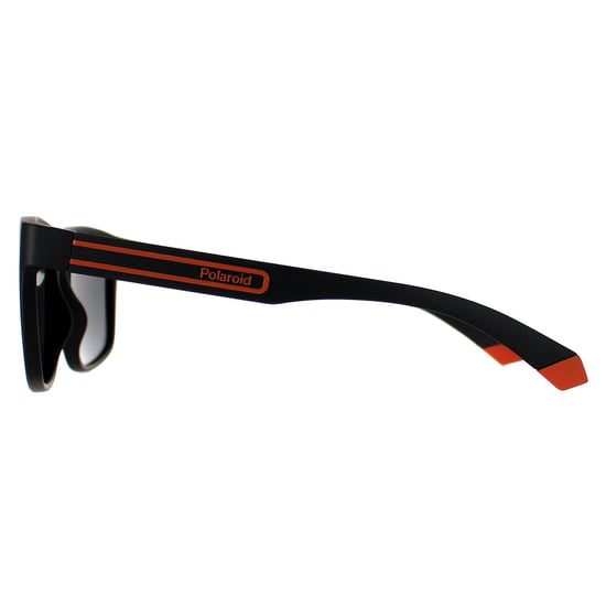 Polaroid Rectangle Mens Black Orange Grey Polarized PLD 2149/S
