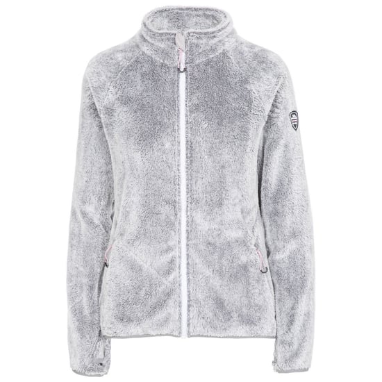 Trespass Womens/Ladies TELLTALE Winter Fleece Jacket (Silver Grey)