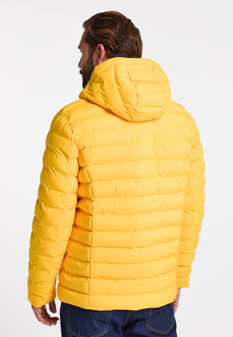 Dreimaster Padded quilted jacket Men yellow - Image 3