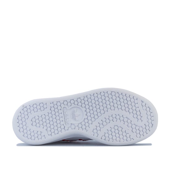 Girl's adidas Originals Children Stan Smith Trainers in White - Image 4