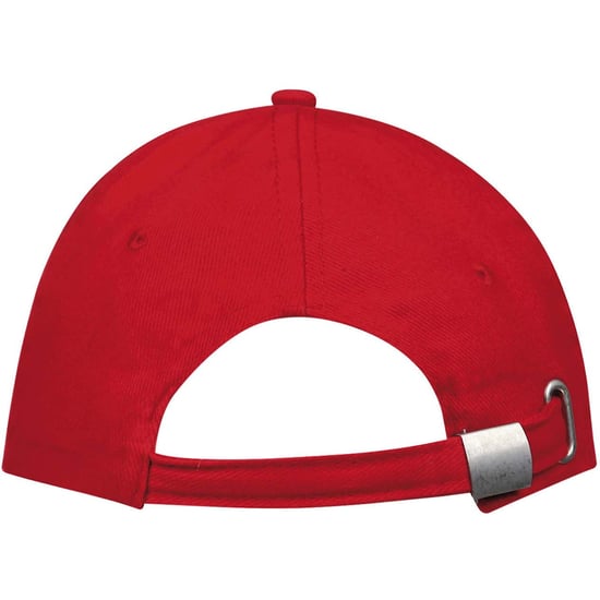 SOLS Unisex Buffalo 6 Panel Baseball Cap (Red)