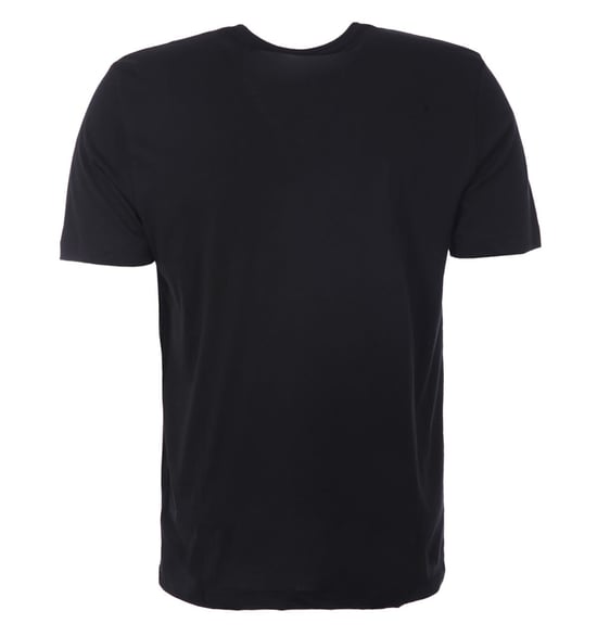Men's True Religion Circle Horseshoe Logo Crew Neck T-Shirt in Black
