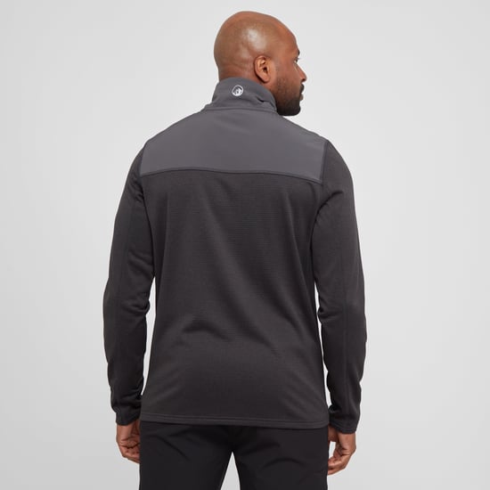 North Ridge Men's Fast Lightweight & Stretchy Half Zip Fleece, Active Fit Mid-layer