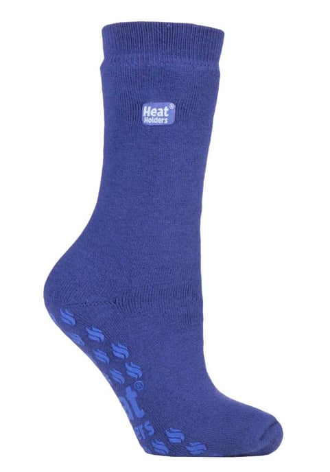 Mens Ladies Thick 3.1 TOG Non Slip Grip Slipper Socks for Raynauds - Image 1
