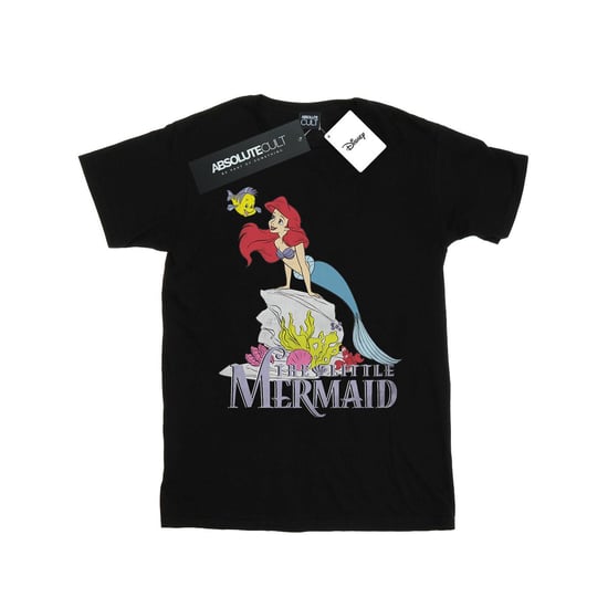 Disney Boys The Little Mermaid Sea Friend T-Shirt (Black)