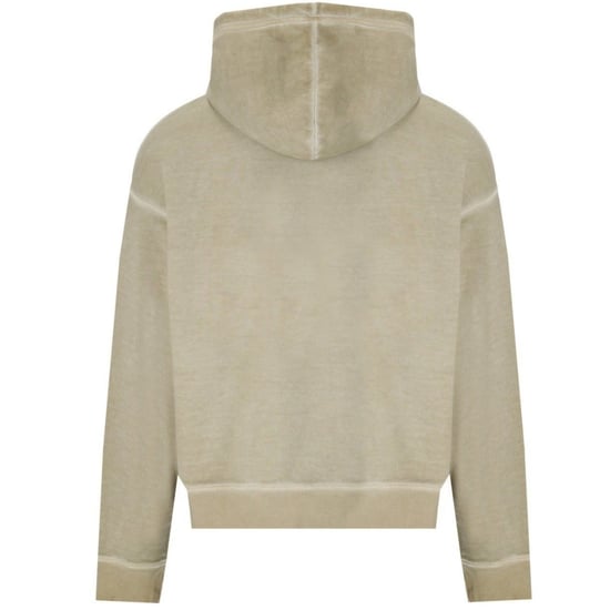 Dsquared2 Cipro Fit Small Logo Mastic Beige Hoodie - Image 2