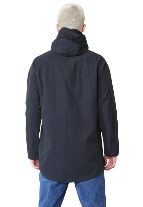 Marks and Spencer Cotton Blend Hooded Mac Stormwear Jacket - Image 2
