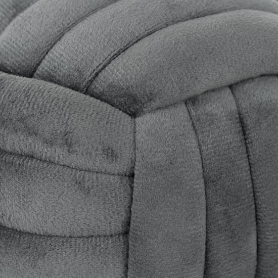 furn. Knot Entwined Velvet Novelty Door Stop - Image 2