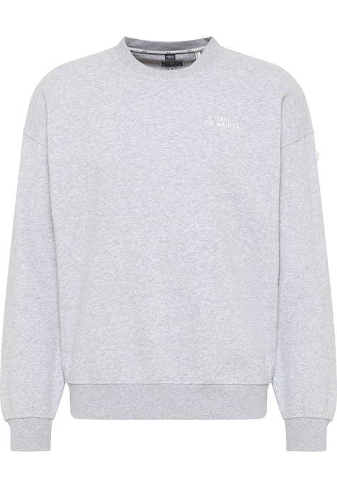 Dreimaster Sweatshirt Heren licht grijs melange - Image 1