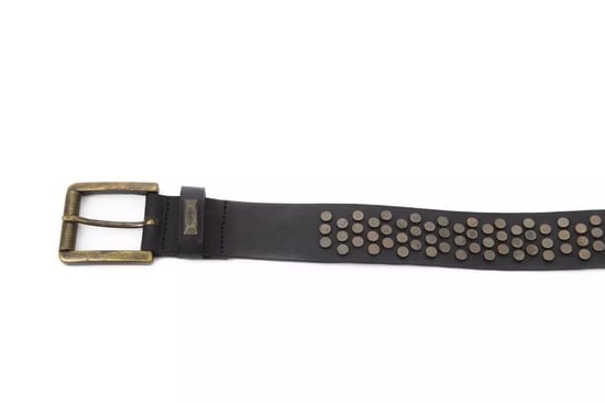 BYBLOS Women's Black Leather Belt