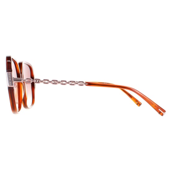Ted Baker Square Womens Tortoise Brown Brown Gradient TB1616 Indi