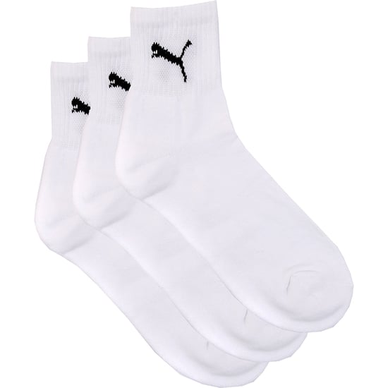 Puma in witte unisex sokken - Image 1
