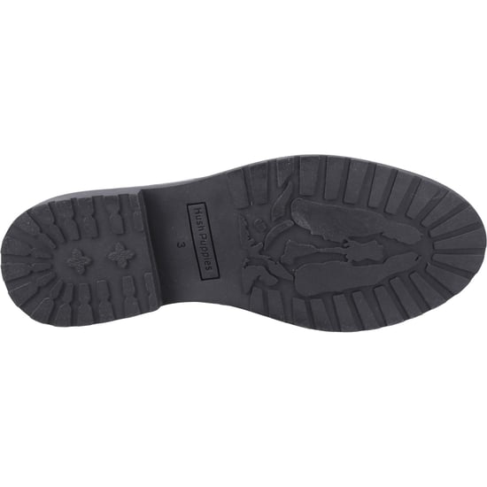 Hush Puppies Verity Slip On Läder Dam Svarta Loafers - Image 3