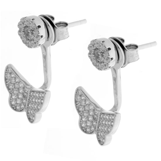 Orphelia 'Viva' Women's 925 Sterling Silver Stud Earrings - Silver ZO-7221