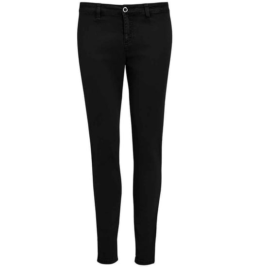 SOLS Dames/Dames Jules 7/8 Chino (Zwart) - Image 1
