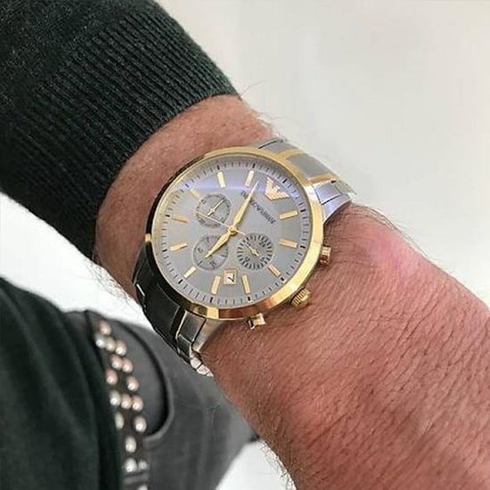 Emporio Armani AR11076 Men's Watch Renato Gold