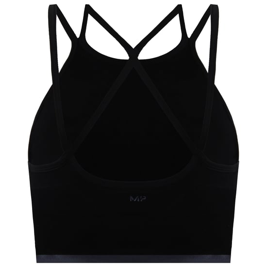 MyProtein Adapt Seamless Womens Black Sports Bra - Image 2