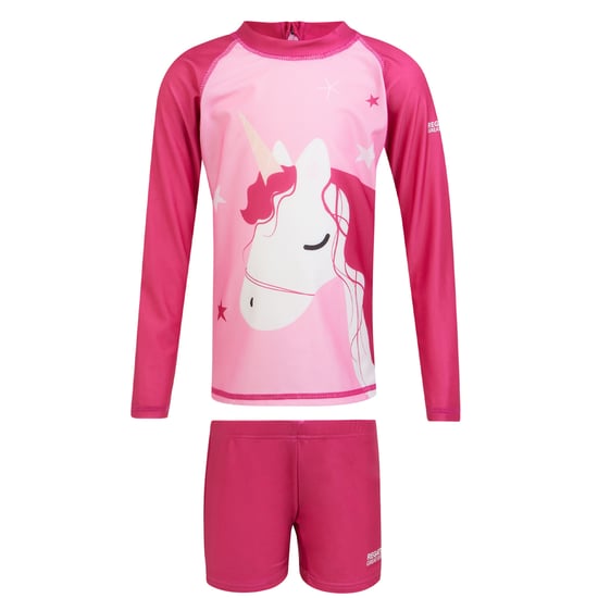 Regatta Childrens/Kids Luna The Unicorn Rash Guard (Sweet Pink)