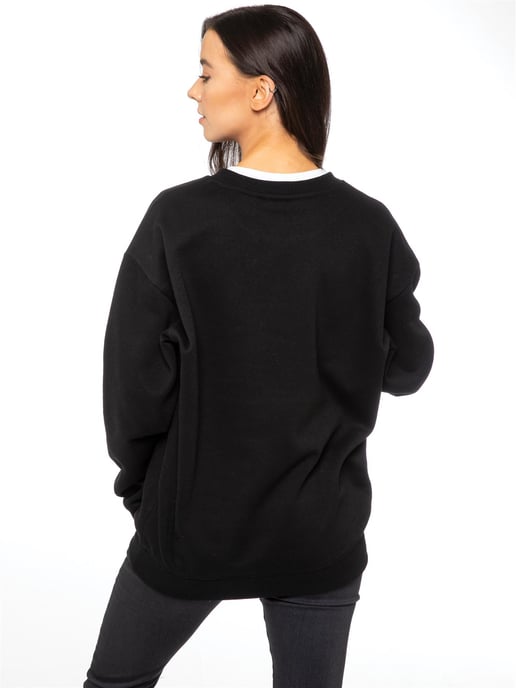 Enzo Ladies Embriodered Oversized Sweatshirt