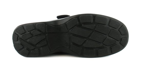 Comfisole Mens Smart Shoes Percy Touch Fastening black