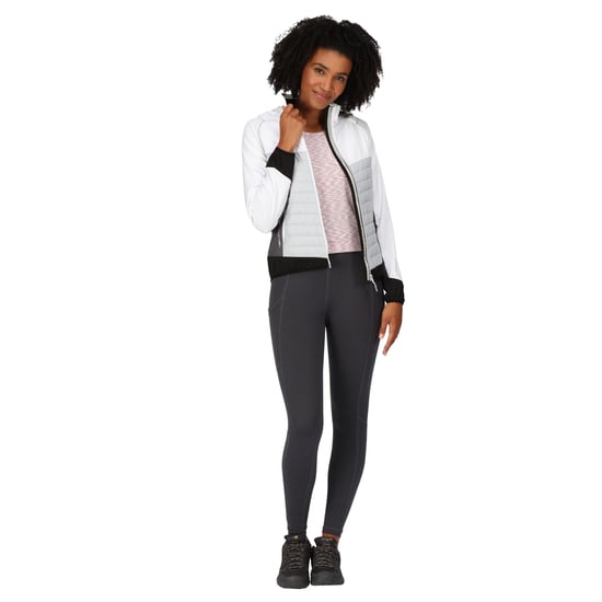Regatta Womens/Ladies Steren Hybrid Jacket (White/Cyberspace)
