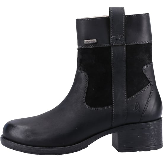 Hush Puppies Saskia Leather Women's Black Boots - Image 5