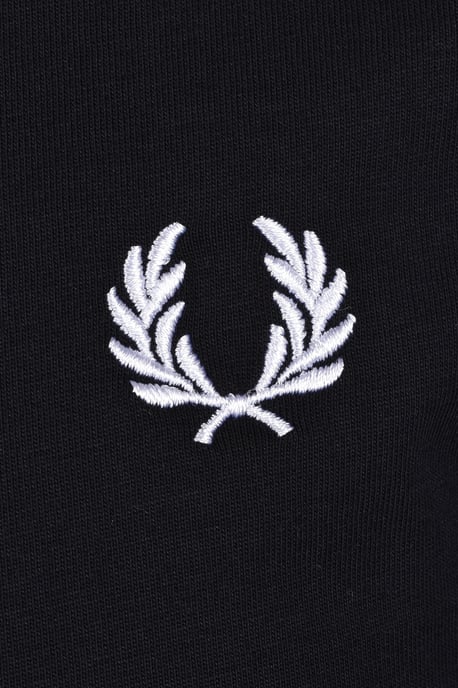 Men's Fred Perry Ringer T-Shirt in Black - Image 2