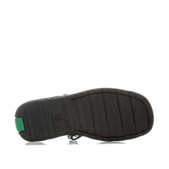 Girl's Kickers Fragma Pop Leather Shoes in Black - Image 4