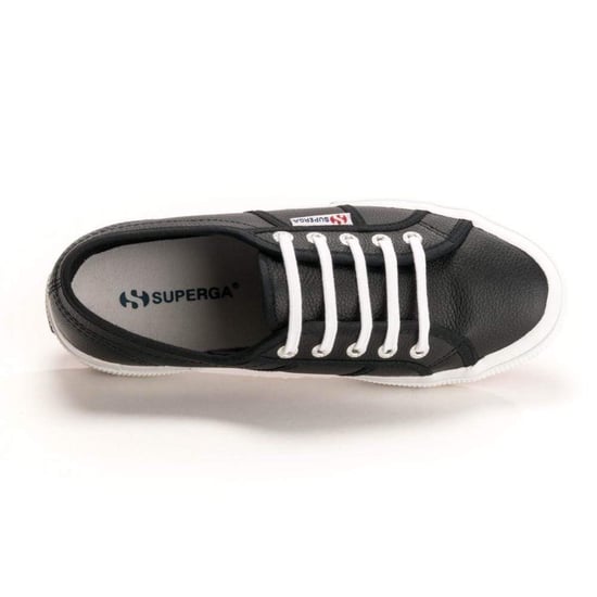 Superga 2750 Läderskor För Män I Svart/Vitt - Image 3