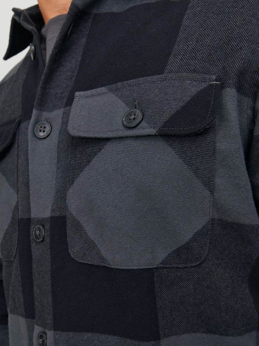 Produkt Overhemden Dean Check Overshirt Grijs - Image 4