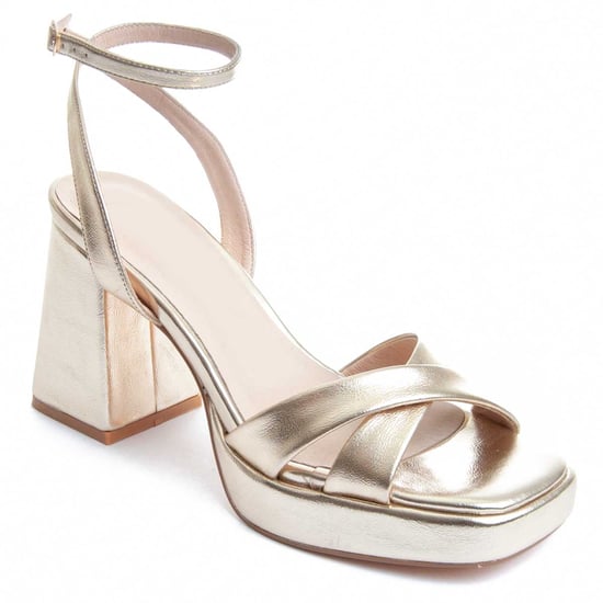 Montevita Heel Sandal Festsand4 In Gold - Image 3
