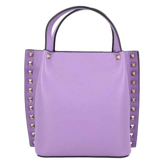 Valentino Rockstud-embellished Tote Bag Purple