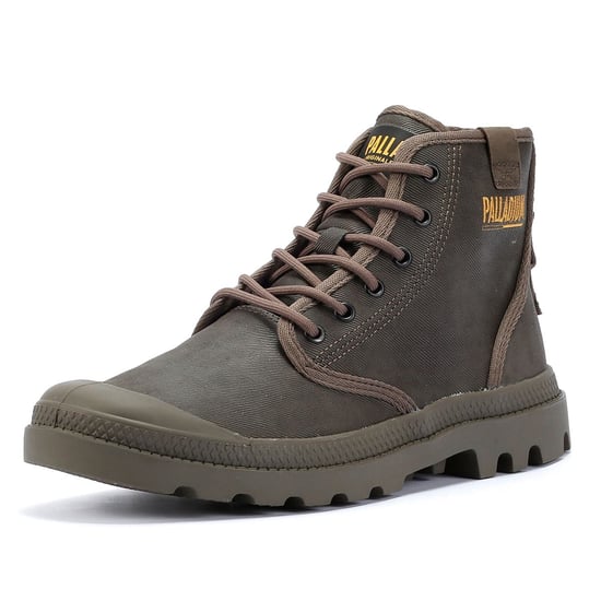 Palladium Pampa Hi Wax Major Brown Boots - Image 3