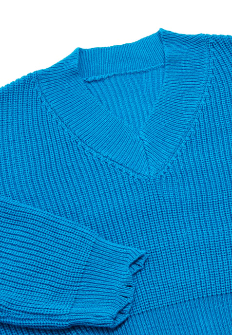 Mymo Jumper Dames turkoois - Image 3