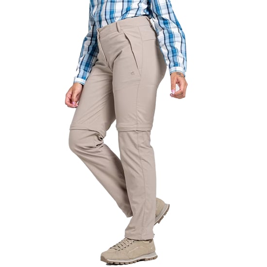 Craghoppers Womens/Ladies Nosilife Pro II Convertible Trousers (Mushroom)