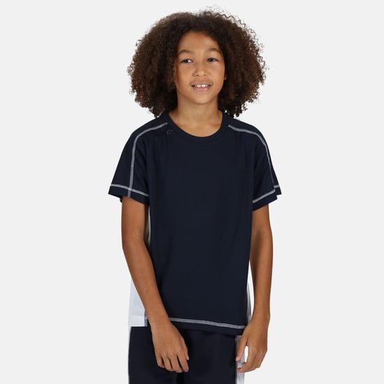 Regatta Kinderen/Kinderen Peking T-Shirt (Marine / Wit) - Image 3