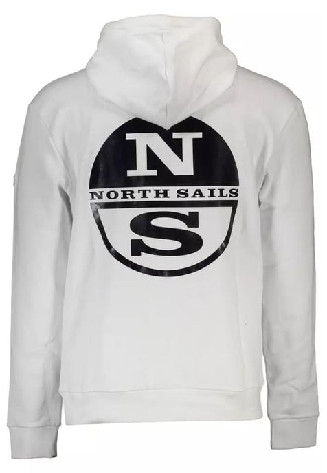 North Sails Men's White Cotton Sweater - Image 2