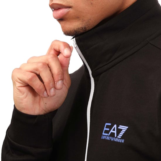 Men's Emporio Armani EA7 Visibility Cotton Tracksuit in Black