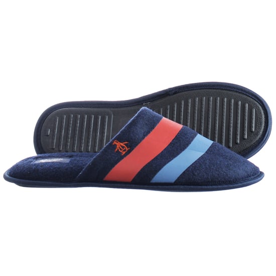 Penguin Benny Mens Blue Slippers - Image 3