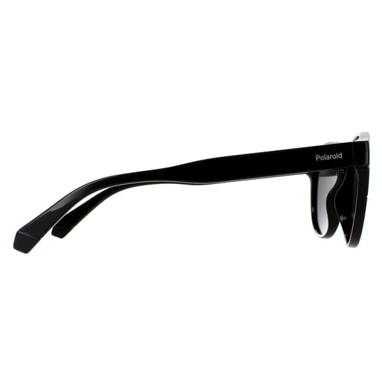 Polaroid Round Unisex Black Grey Polarized Sunglasses - Image 4