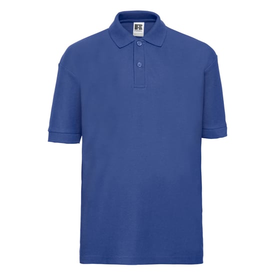 Russell Poloshirt van katoen voor kinderen (Helder Koninklijk) - Image 1
