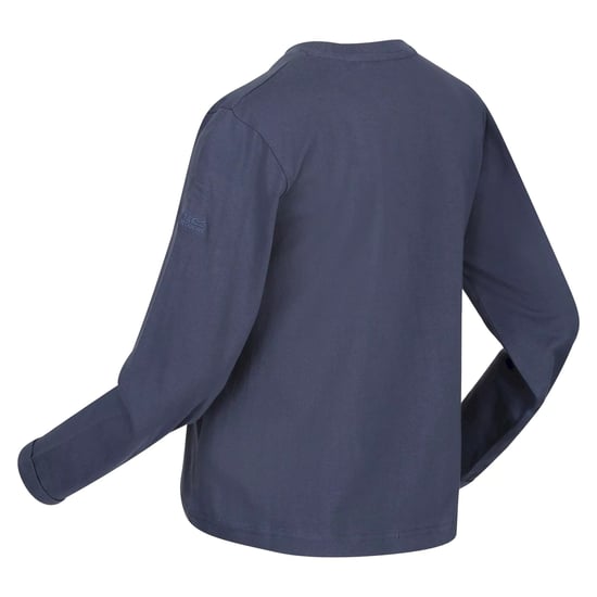 Regatta Childrens/Kids Wenbie III Landscape Long-Sleeved T-Shirt (Dark Denim) - Image 4