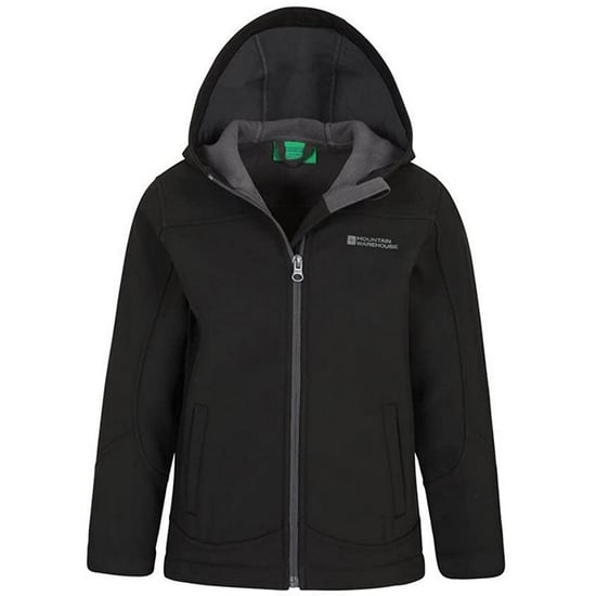 Mountain Warehouse Kinder/Kids Exodus Waterafstotend Soft Shell Jasje (Zwart) - Image 6