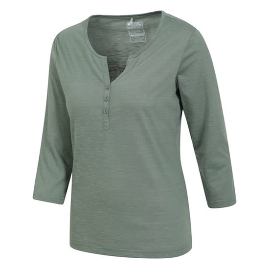 Mountain Warehouse Dames/Dames Paphos Quick Dry UV-beschermende top (Licht Khaki) - Image 3