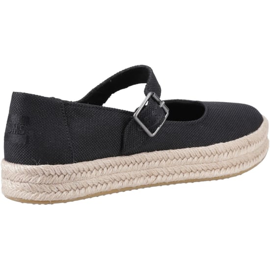TOMS Carolina Mary Jane Polyester Vrouwen Zwarte Espadrilles - Image 2