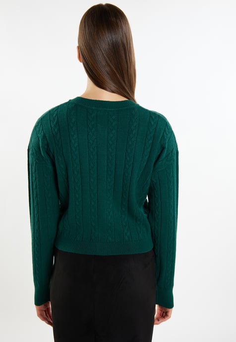 Mymo Vest Dames donkergroen - Image 4
