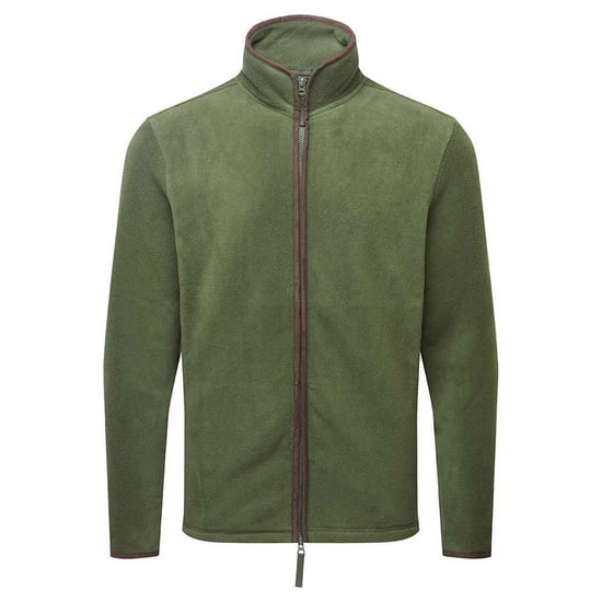 Premier Heren Artisan Fleece Jas (Mosgroen/bruin) - Image 1