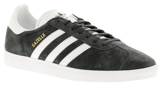 Adidas Originals Mens Trainers Gazelle Leather Lace Up grey - Image 1